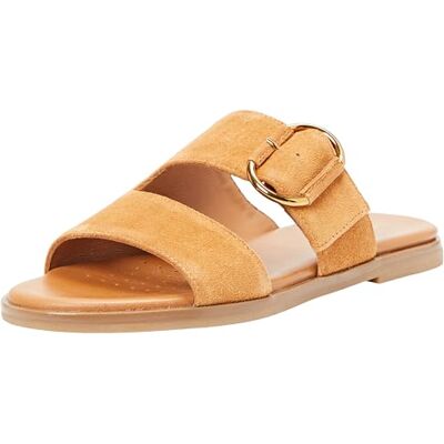 Geox Dam D NAILEEN A platt sandal, konjak, 39 EU, konjak, 39 EU Geox Dam D NAILEEN A platt sandal, konjak, 39 EU, konjak, 39 EU