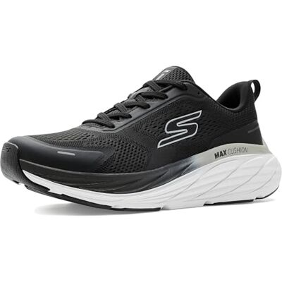 Skechers dam MAX Dämpning Elite 3 sneakers, Svart vit, 5,5 UK Skechers dam MAX Dämpning Elite 3 sneakers, Svart vit, 5,5 UK