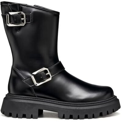 Geox J MAQUINNENS Girl Ankle Boot, svart, 34 EU, svart, 34 EU Geox J MAQUINNENS Girl Ankle Boot, svart, 34 EU, svart, 34 EU