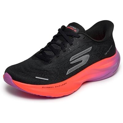 Skechers Dam Aero Spark handsfree slip-on, Svart/lila/rosa, 10 Skechers Dam Aero Spark handsfree slip-on, Svart/lila/rosa, 10