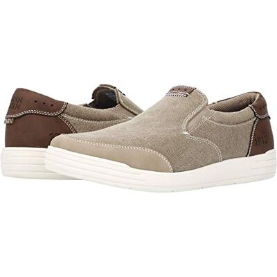 Nunn Bush Mäns Kore City promenad canvas Moc Toe slip-on sneaker, STEN, 39 EU Nunn Bush Mäns Kore City promenad canvas Moc Toe slip-on sneaker, STEN, 39 EU