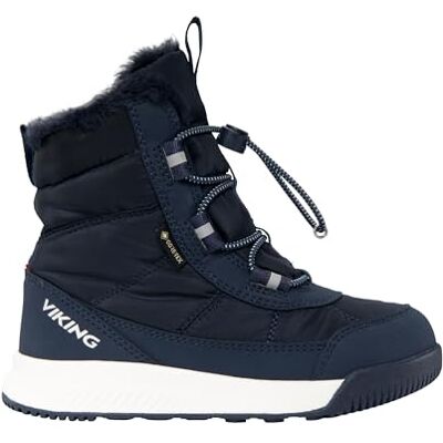 Viking Aery Warm GTX SL, unisex snöstövlar barn, Marinblå, 31 EU Viking Aery Warm GTX SL, unisex snöstövlar barn, Marinblå, 31 EU