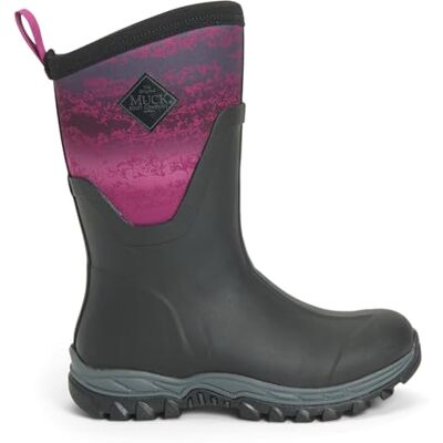 Muck Boots Arctic Sport Mid, regnstövlar dam, Magenta svart, 39.50 EU Muck Boots Arctic Sport Mid, regnstövlar dam, Magenta svart, 39.50 EU