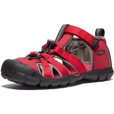 KEEN Seacamp 2 Cnx Sandaler Unisex – Barn, Racing röd Gargoyle, 19 EU KEEN Seacamp 2 Cnx Sandaler Unisex – Barn, Racing röd Gargoyle, 19 EU