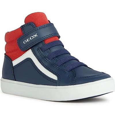 Geox Pojkar J Gisli Boy C sneakers, Marinblå röd, 39 EU Geox Pojkar J Gisli Boy C sneakers, Marinblå röd, 39 EU