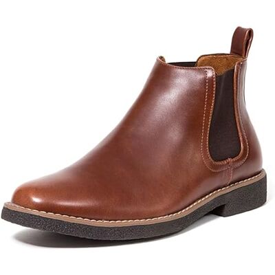 Deer Stags Hjort Stags herr Rockland Memory Foam Dress Casual Comfort Boot Chelsea stövlar, Rödträ mörkbrun, 44 EU Deer Stags Hjort Stags herr Rockland Memory Foam Dress Casual Comfort Boot Chelsea stövlar, Rödträ mörkbrun, 44 EU