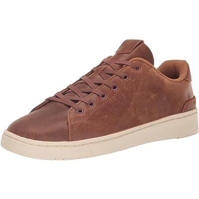 TOMS Herr Trvl Lite 2.0 Low Sneaker, Gulbrunt läder, 39 EU TOMS Herr Trvl Lite 2.0 Low Sneaker, Gulbrunt läder, 39 EU