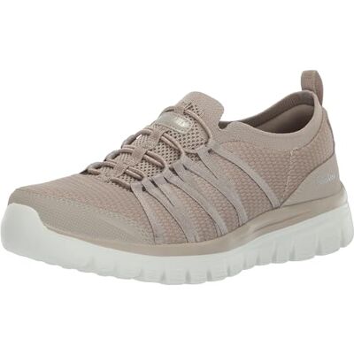 Skechers Dam Graceful Soft Soul Sneaker, Mullvadsbrunt, 37.5 EU Skechers Dam Graceful Soft Soul Sneaker, Mullvadsbrunt, 37.5 EU
