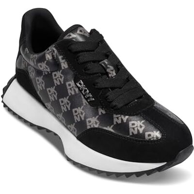 DKNY dam Naples-LACE UP sneakers, svart och nickel, 37,5 EU, Svart och nickel, 37.5 EU DKNY dam Naples-LACE UP sneakers, svart och nickel, 37,5 EU, Svart och nickel, 37.5 EU