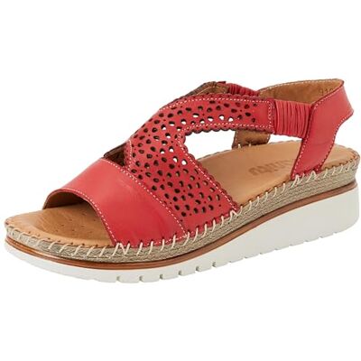 Manitu Damer 910213-04 sandal, röd, 42 EU Manitu Damer 910213-04 sandal, röd, 42 EU