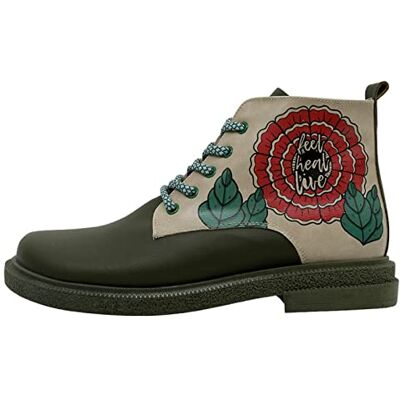 DOGO skor Veganska dam Victoria Boots – Feel, Heal, Live, Grön, 39 EU DOGO skor Veganska dam Victoria Boots – Feel, Heal, Live, Grön, 39 EU
