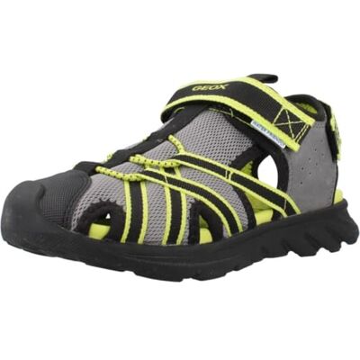 Geox Sandal pojke Airadyum Bo, Grå lime, 38 EU Geox Sandal pojke Airadyum Bo, Grå lime, 38 EU