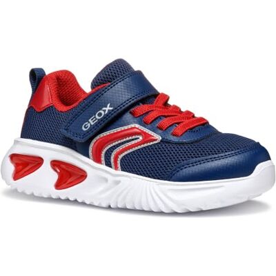 Geox J ASSISTER Boy C Basket, marinblå/röd, 34 EU, Marinröd, 34 EU Geox J ASSISTER Boy C Basket, marinblå/röd, 34 EU, Marinröd, 34 EU