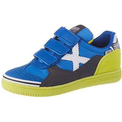Munich Unisex barn G-3 Kid VCO Indoor 254 friidrottsskor, blå, 27 EU Munich Unisex barn G-3 Kid VCO Indoor 254 friidrottsskor, blå, 27 EU