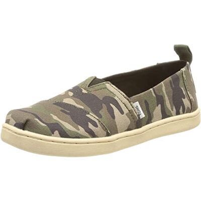 TOMS Alpargata Core pojkar Loafer platt, Grön, 30.5 EU TOMS Alpargata Core pojkar Loafer platt, Grön, 30.5 EU