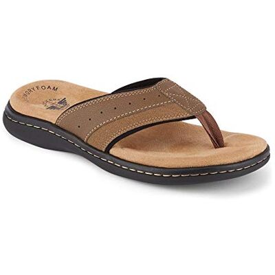 Dockers Laguna casual flip-flop sandalsko för män, Mörk solbränna, 8 Dockers Laguna casual flip-flop sandalsko för män, Mörk solbränna, 8