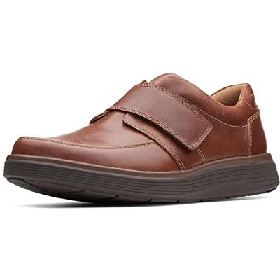 Clarks Un Abode Strap Mens Dark Tan Lea, 8.5 Clarks Un Abode Strap Mens Dark Tan Lea, 8.5
