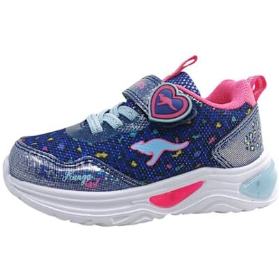KangaROOS Flickor K-SLG Beauty Ev sneakers, Marinblå tusensköna rosa, 25 EU KangaROOS Flickor K-SLG Beauty Ev sneakers, Marinblå tusensköna rosa, 25 EU