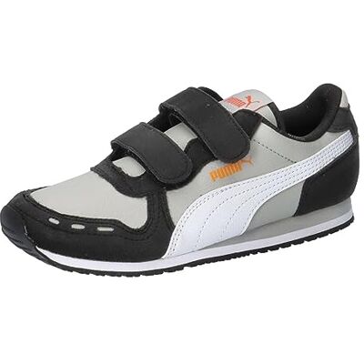 PUMA Unisex barn Cabana Racer Sl 20 V Ps sneakers, Ash grå vit svart, 33 EU PUMA Unisex barn Cabana Racer Sl 20 V Ps sneakers, Ash grå vit svart, 33 EU