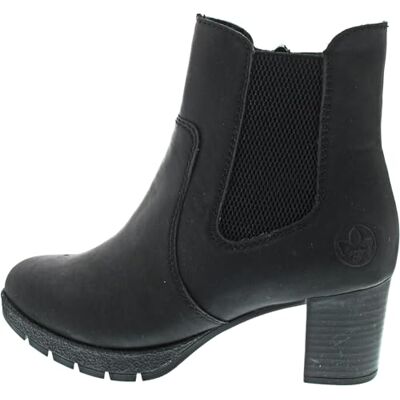 Rieker Dam 77674 Chelsea båt, svart, 38 EU, svart, 38 EU Rieker Dam 77674 Chelsea båt, svart, 38 EU, svart, 38 EU
