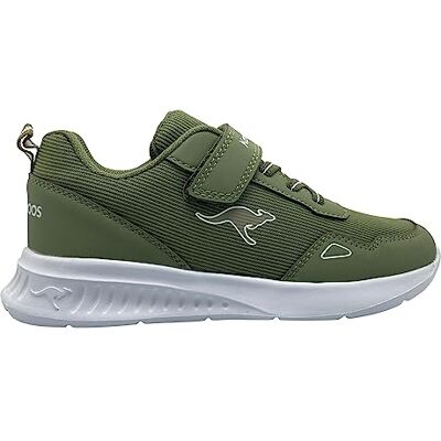 KangaROOS Unisex KL-Win EV sneakers, oliv/vit, 35 EU, Olivvit, 35 EU KangaROOS Unisex KL-Win EV sneakers, oliv/vit, 35 EU, Olivvit, 35 EU