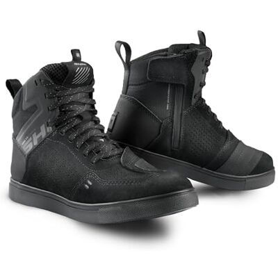 SHIMA REBEL 2.0 Motorcykelskor Herr Ventilerat Läder Sommar Skor Sneakers Touring Skydd Dragkedja Sida Yttersula Halkfria Sommarkläder (Män, Ventilerad Svart, 45) SHIMA REBEL 2.0 Motorcykelskor Herr Ventilerat Läder Sommar Skor Sneakers Touring Skydd Dragkedja Sida Yttersula Halkfria Sommarkläder (Män, Ventilerad Svart, 45)