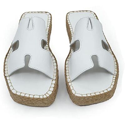 Bonateks Dam FRRBTRLKY100159 kil sandal, vit, 39 EU, vit, 39 EU Bonateks Dam FRRBTRLKY100159 kil sandal, vit, 39 EU, vit, 39 EU