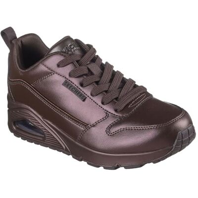 Skechers Uno Galactic GalSneaker för kvinnor, Choklad Duraleather-tröja, 39 EU Skechers Uno Galactic GalSneaker för kvinnor, Choklad Duraleather-tröja, 39 EU