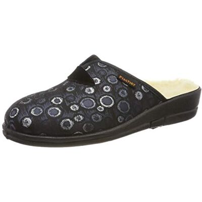 Fischer Markenschuh Fischer dam dora tofflor, Grå grå 666-40 EU Fischer Markenschuh Fischer dam dora tofflor, Grå grå 666-40 EU