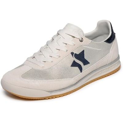 Skechers SKX 92 perfekt skimrande sneakers, Off White Navy, 7,5 UK Skechers SKX 92 perfekt skimrande sneakers, Off White Navy, 7,5 UK