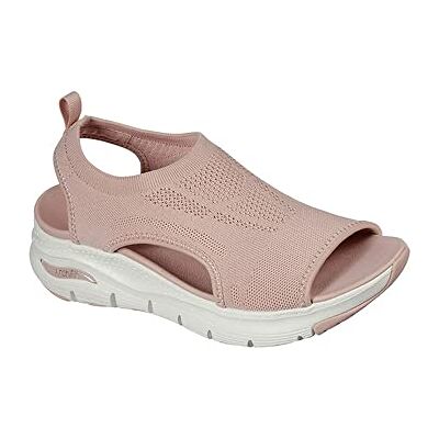 Skechers Arch Fit City Catch dam Sandal, Rodnande stickad, 40 EU Skechers Arch Fit City Catch dam Sandal, Rodnande stickad, 40 EU