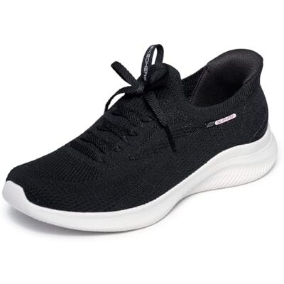 Skechers dam Ultra Flex 4.0 sneakers, svart, 4 UK Skechers dam Ultra Flex 4.0 sneakers, svart, 4 UK