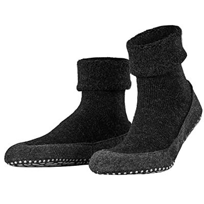 FALKE unisex vuxen Toffelsocka Cosyshoe M Hp ull grepp på sula 1 par, Grå Anthracite Melange 3080, 43-44 FALKE unisex vuxen Toffelsocka Cosyshoe M Hp ull grepp på sula 1 par, Grå Anthracite Melange 3080, 43-44