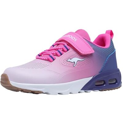 KangaROOS Kx-bases EvSneaker för flickor, Neon rosa vit, 36 EU KangaROOS Kx-bases EvSneaker för flickor, Neon rosa vit, 36 EU