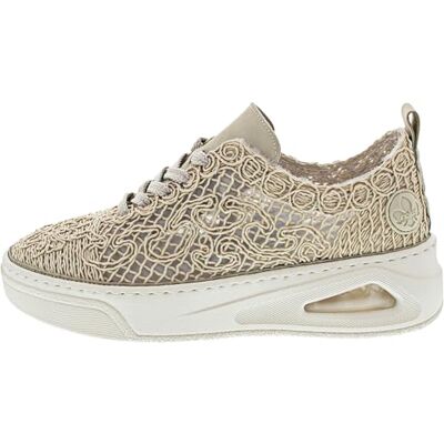 Rieker sportig snörning beige, Beige, 41 EU Rieker sportig snörning beige, Beige, 41 EU