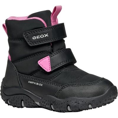 Geox Baby – Flicka B Baltic Girl B Abx Ankle Boot, Svart fuchsia, 20 EU Geox Baby – Flicka B Baltic Girl B Abx Ankle Boot, Svart fuchsia, 20 EU