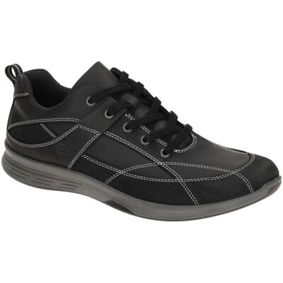 ECCO mäns Exceed Walking sneakers, Svart/Svart, 7 UK ECCO mäns Exceed Walking sneakers, Svart/Svart, 7 UK