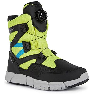 Geox J FLEXYPER Boy B ABX Ankle Boot, Fluo Gul/Svart, 37 EU Geox J FLEXYPER Boy B ABX Ankle Boot, Fluo Gul/Svart, 37 EU