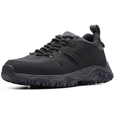 Clarks Herr ATL Walk Go Wp sneakers, Svart läder, 40 EU Clarks Herr ATL Walk Go Wp sneakers, Svart läder, 40 EU