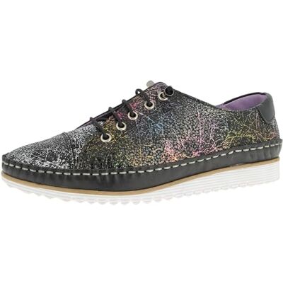 Andrea Conti damsneakers, svart/lila, 38 EU, svart lila, 38 EU Andrea Conti damsneakers, svart/lila, 38 EU, svart lila, 38 EU