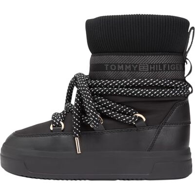 Tommy Hilfiger kvinnor snö stövel vattenavvisning FW0FW0FW09260 utomhusstövlar, svart (svart), 38, Svart, 38 EU Tommy Hilfiger kvinnor snö stövel vattenavvisning FW0FW0FW09260 utomhusstövlar, svart (svart), 38, Svart, 38 EU