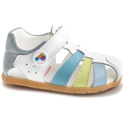 Pablosky ZIG 052302, sandal, Vit, 20 EU Ancho Pablosky ZIG 052302, sandal, Vit, 20 EU Ancho