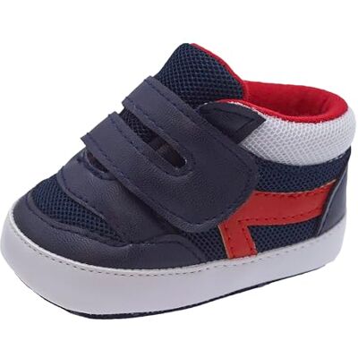 Chicco , Nyfödda babyskor, Sneaker med bekväm kardborreband, 0–24 månader, designade i Italien, Blå, 16 EU Chicco , Nyfödda babyskor, Sneaker med bekväm kardborreband, 0–24 månader, designade i Italien, Blå, 16 EU