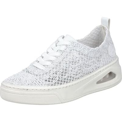 Rieker dam N6409 sneakers låg, vit, 39 EU, Vit, 39 EU Rieker dam N6409 sneakers låg, vit, 39 EU, Vit, 39 EU