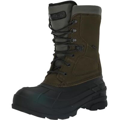 Kamik Nationplus snöstövlar för män, Dark Olive Dol, 46 EU Kamik Nationplus snöstövlar för män, Dark Olive Dol, 46 EU