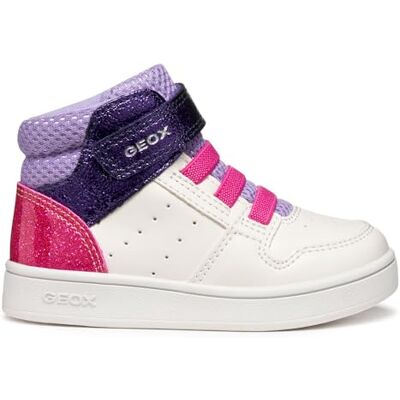Geox Pojkar flickor B ECLYPER Girl sneakers, vit/lavendel, 25 EU, Vit lavendel, 25 EU Geox Pojkar flickor B ECLYPER Girl sneakers, vit/lavendel, 25 EU, Vit lavendel, 25 EU