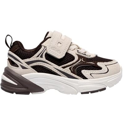 Clarks CraftonVibe T Childrens Brown Combi, 4 Clarks CraftonVibe T Childrens Brown Combi, 4