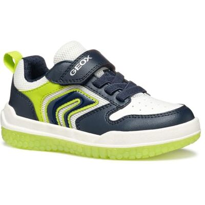 Geox Jungen J Buzzerlight Boy B Sneaker, Marinblå lime, 11 UK Child Geox Jungen J Buzzerlight Boy B Sneaker, Marinblå lime, 11 UK Child