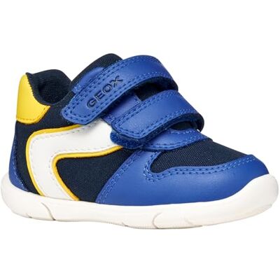 Geox Baby pojkar B ZAPITO Boy A sneakers, ROYAL/Gul, 22 EU Geox Baby pojkar B ZAPITO Boy A sneakers, ROYAL/Gul, 22 EU