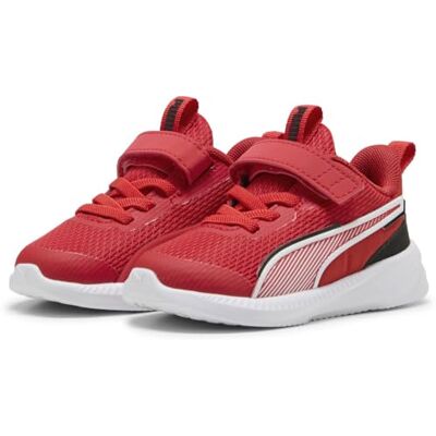 PUMA Unisex Baby Flyer 3 Ac+ Inf sneakers, För hela tiden röd svart vit, 21 EU PUMA Unisex Baby Flyer 3 Ac+ Inf sneakers, För hela tiden röd svart vit, 21 EU